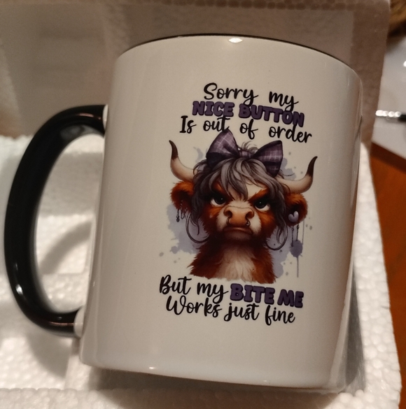 Unknown Other - Highland Cow Ceramic Mug